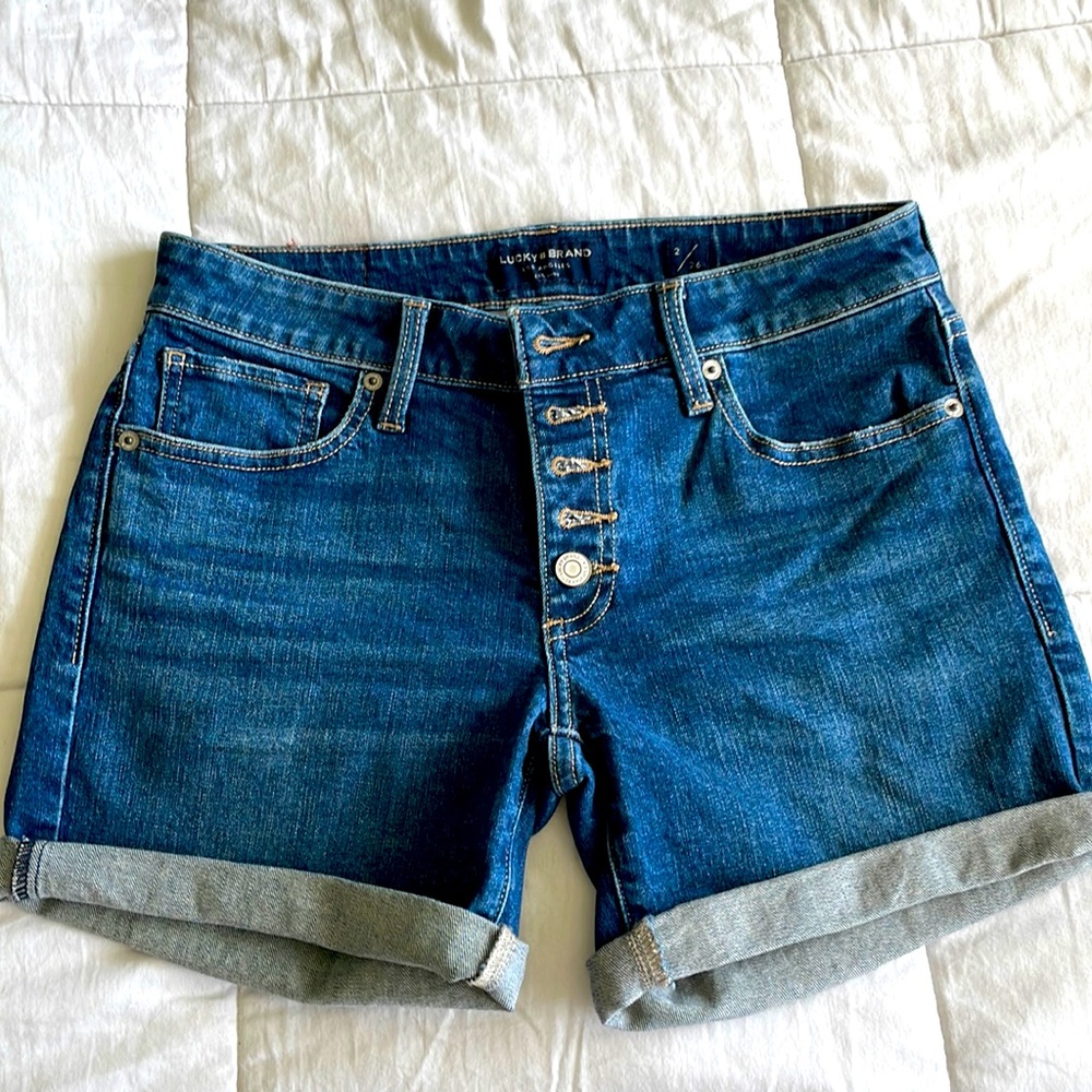 Lucky Brand New Denim “The Roll Up” shorts